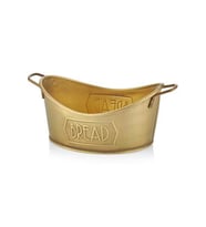 THE MİA EKMEK SERVİSİ 28x17 CM GOLD
