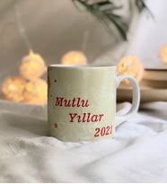 Mutlu Yıllar 2021 Tasarımlı Kupa