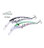 PROFISHER 2 Renk Set 2 Kanca Sahte Balık Yem 15,6 gr 12 cm Long Jaw A