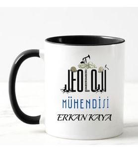 Jeoloji Mühendisi Kupa Bardağı Siyah
