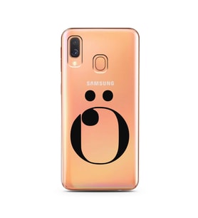 Samsung A40 Harf Tasarımlı Telefon Kılıfı Ö-Harfi 