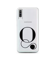 Samsung A70 Harf Tasarımlı Telefon Kılıfı Q-Harfi 