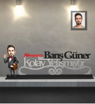 Kişiye Özel Avukat Karikatürlü Kolay Yetişmiyor Ahşap Biblo Bay-1