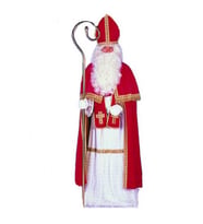 St Nicolas Kostümü Aziz Nikolas Kostümü (Beyaz)