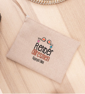 Rehber Öğretmen Keten Bez El Çantası