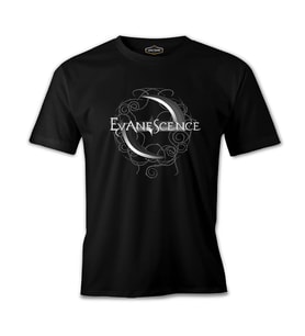 Evanescence - Logo Siyah Erkek Tshirt