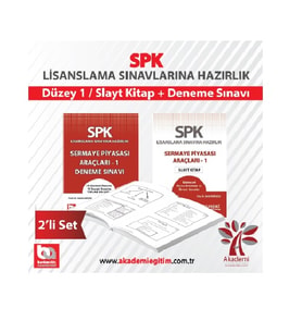 SPK SP Araç 1 Slayt + Deneme Sınavı 2 'li Set