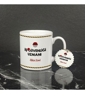 İş Güvenliği Uzmanı Kupa Bardak ve Anahtarlık Set 002