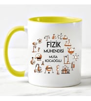 Fizik Mühendisi Kupa Bardağı Sarı