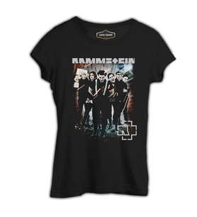 Rammstein - Nicht für Mich  Siyah Kadın Tshirt