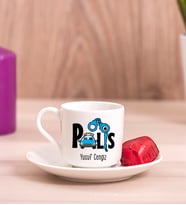 Polis Porselen Türk Kahvesi Fincanı