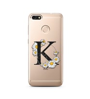 Papatya Harf Tasarım Süper Şeffaf Silikon Telefon Kılıfı Huawei P9 Lite (2017) M