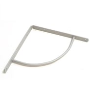 Raf Altı Metal 24cm (2 Adet) Metalik Gri