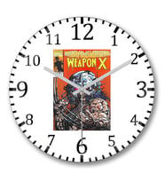 Weapon x Duvar Saati Bombeli Gercek Cam