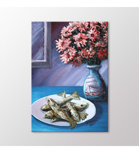 Arty Tablo Sofradaki Gemi 2 Tablo (Karışık)