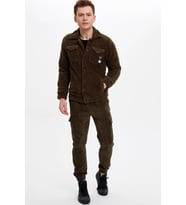 DeFacto Kadife Kargo Jogger Pantolon (Haki)