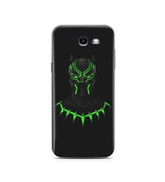 Black Panter Tasarım Süper Şeffaf Silikon Telefon Kılıfı Samsung J3 Prime