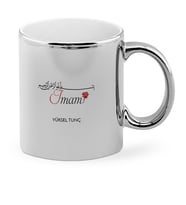 BK Gift Kişiye Özel Mesleki İmam Krom Kupa Bardak  2