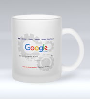 BK Gift Kişiye Özel Google En İyi Mühendis Cam Kupa Bardak  1