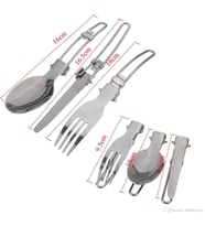 Nurgaz Katlanır Kaşık Bıçak Çatal Set (Çok Renkli)