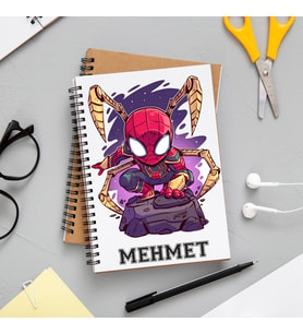 Marvel Spirder Man Defteri Kişiye Özel