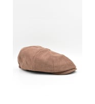 Erkek Kahve İngiliz Şapka Newsboy Kasket Flat Cap (Camel)