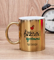 Müzik Öğretmeni Gold Kupa Bardak