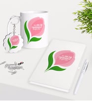 BK Gift Kişiye Özel En İyi Öğretmen Kupa Anahtarlık Beyaz Defter Kalem Hediye Seti-14 (Model 1)