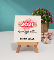 Nice Güzel Yıllara 2021 Yılbaşı Hediyesi Dekoratif Taş Baskı