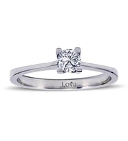 Lova G Renk 0,28 Karat Pırlanta Tektaş Yüzük - 1020104