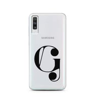 Samsung A70 Harf Tasarımlı Telefon Kılıfı G-Harfi 