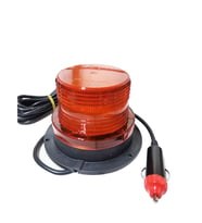 ÇAKAR TEPE LAMBA MIKNATISLI 12V-24V Sarı Çakar Lamba Forklift Tepe Düz Kablo LEDLİ Döner Lamba