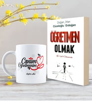BK Gift Kişiye Özel Öğretmen Olmak Kitabı ve Kupa Hediye Seti - 3