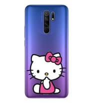 Hello Kity Tasarımlı Süper Şeffaf Silikon Telefon Kılıfı Xiomai Redmi 9