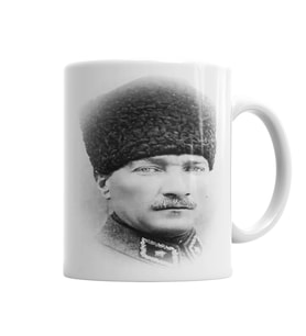 Mustafa Kemal Atatürk Kupa Bardak Porselen