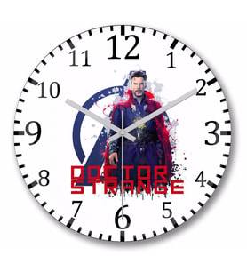 Avengers  Doctor  Strange  Duvar Saati Bombeli Gercek Cam
