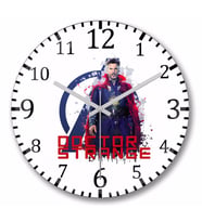 Avengers  Doctor  Strange  Duvar Saati Bombeli Gercek Cam