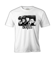 The Beatles Beyaz Erkek Tshirt