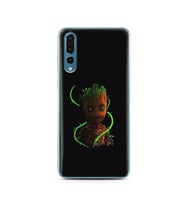 Baby Groot Tasarım Süper Şeffaf Silikon Telefon Kılıfı Huawei P20 Pro 