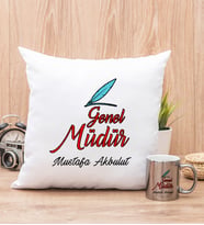 Genel Müdür Yastık ve Silver Kupa Bardak