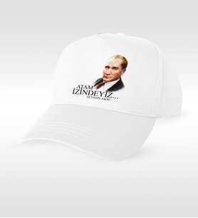 BK Gift Kişiye Özel Atatürk Fotoğraflı Şapka