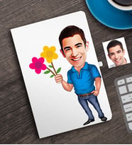 BK Gift Kişiye Özel Bay Karikatürlü Defter-1