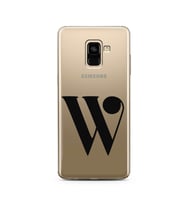 Samsung A8 Plus Harf Tasarımlı Telefon Kılıfı W-Harfi 