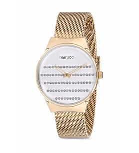 Ferrucci FC155565 Kadın Kol Saati  (Altın)