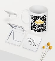 BK Gift Kişiye Özel Sınıf Öğretmeni Temalı Beyaz Kupa Ayna Seti - 3