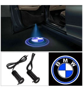 BMW Delmeli Kapı Altı Logo Delmeli Led Hayalet Logo