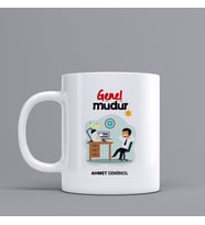 Kişiye Özel Genel MüdürTemalı Kupa Bardak Z51