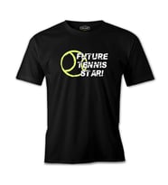 Tenis Star Future  Siyah Erkek Tshirt