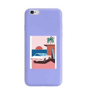 Lila Lansman Telefon Kılıfı Iphone 6