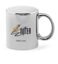 BK Gift Kişiye Özel Mesleki Noter Krom Kupa Bardak  1